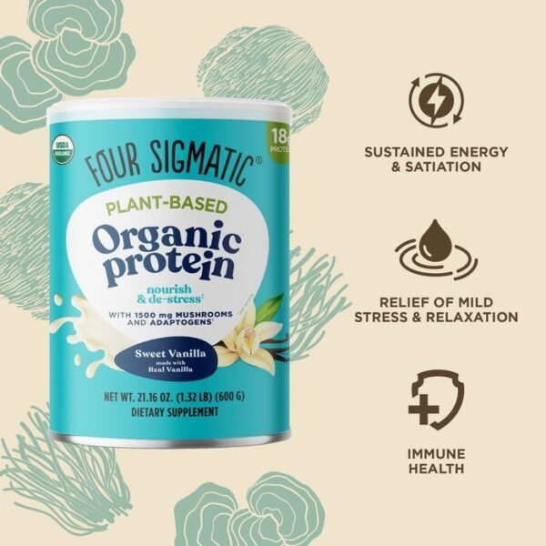 Four Sigmatic Organic Sweet Vanilla Plant-based Protein - Image 2